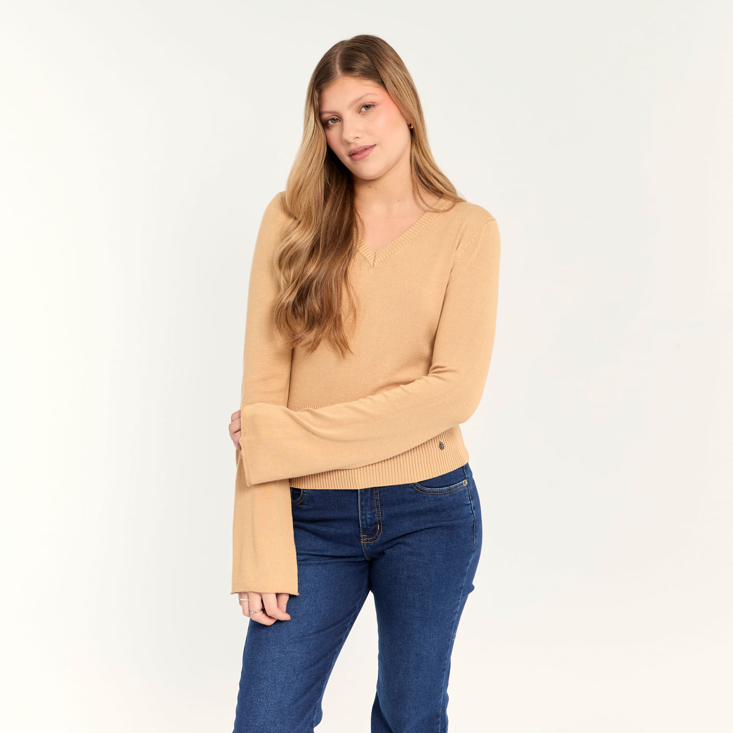 Chompa Mujer Milk Ross Rp Beige S