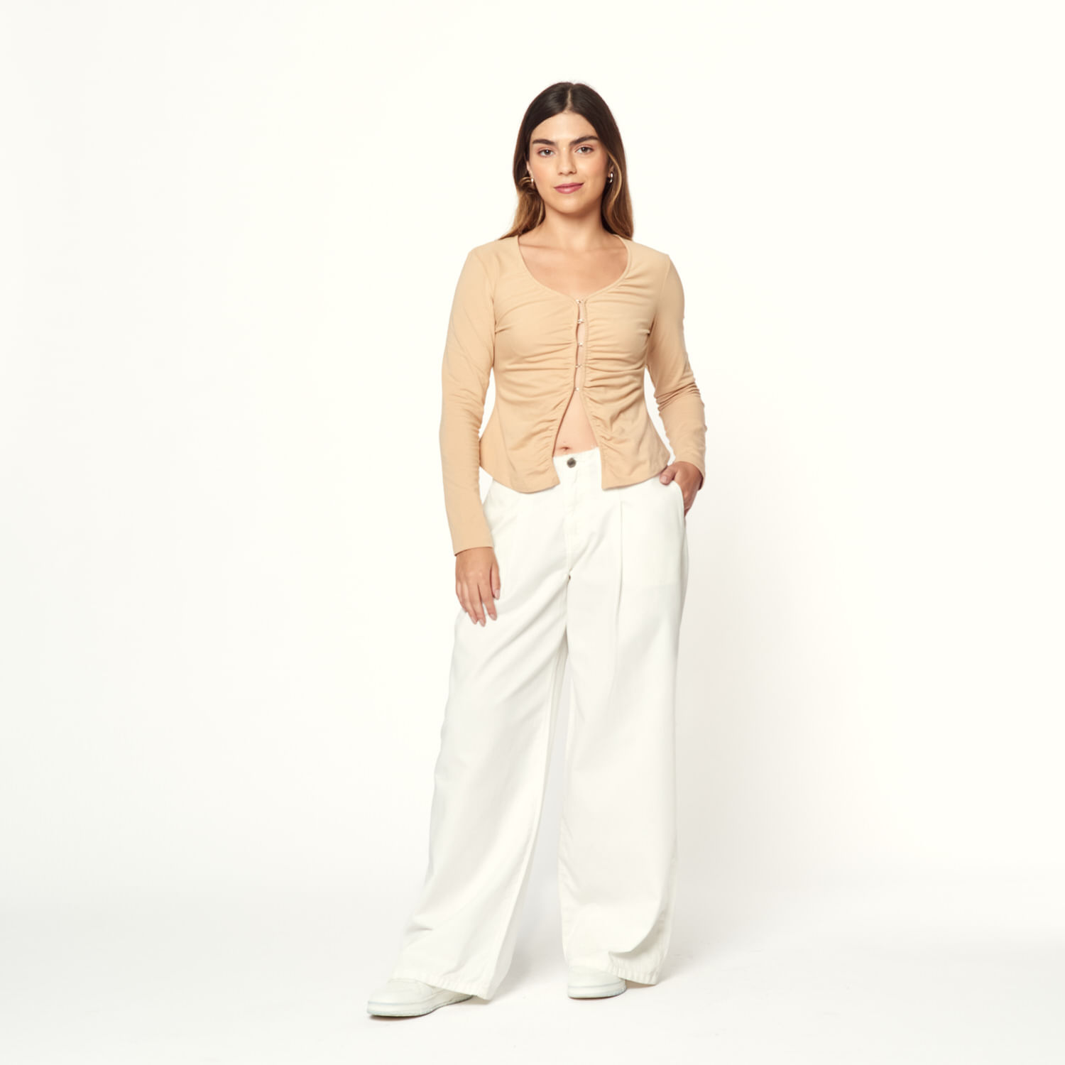 Polo Mujer Milk Nova Beige Xs
