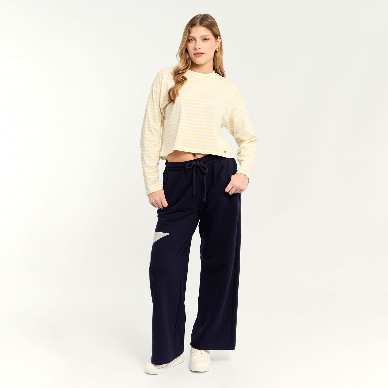 Pantalón Mujer Milk Superstar Azul M