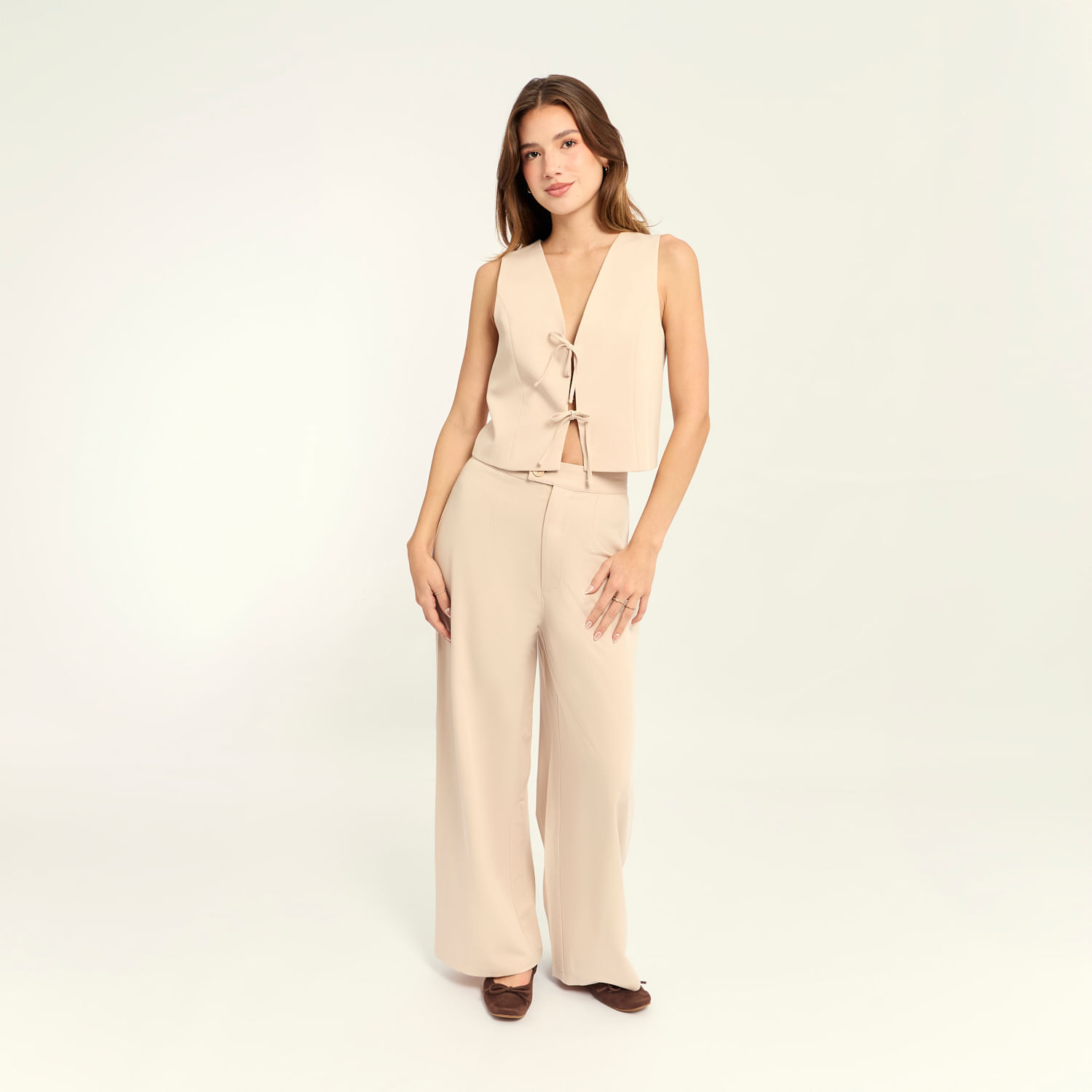 Pantalón Mujer Milk Sweet Crema 32