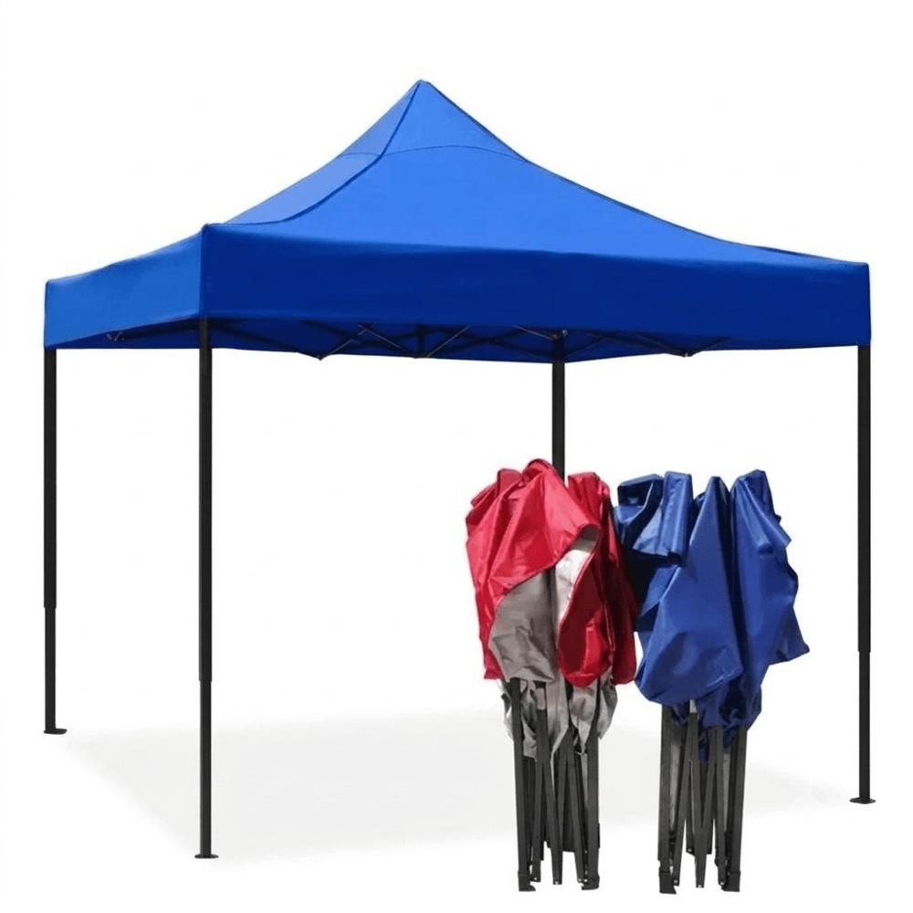 Carpa Para Jardín Y Exterior Con Toldo Plegable De Lona Impermeable 3x3m.