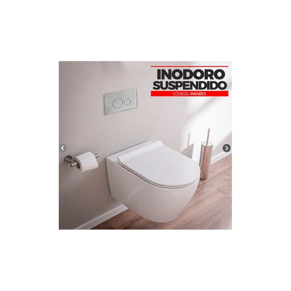 INODORO COMPLEADO SUSPENDIDO OVALADO BLANCO SIMA853 Blanco