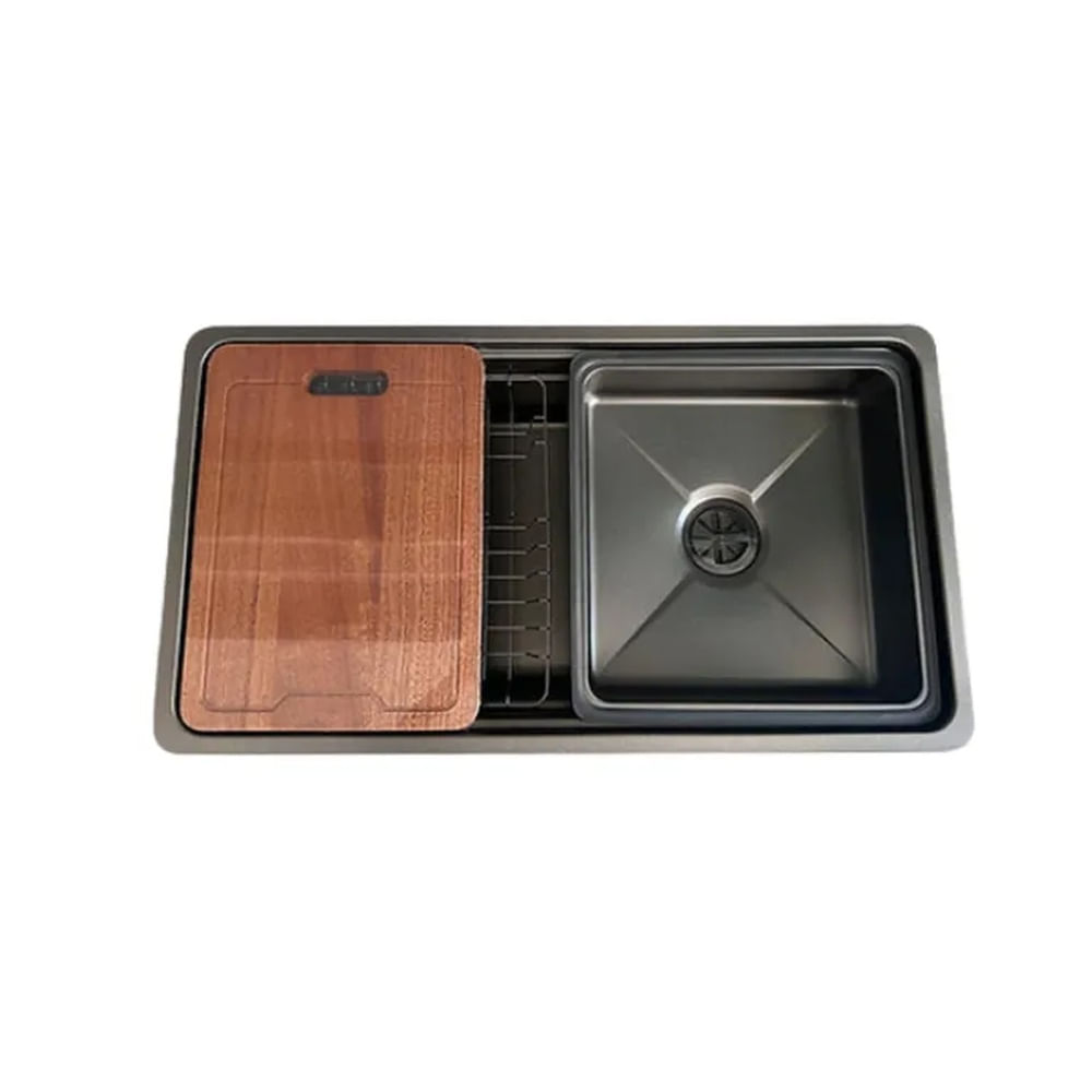 Lavadero de Cocina Negro XM US30401E-7843 Negro