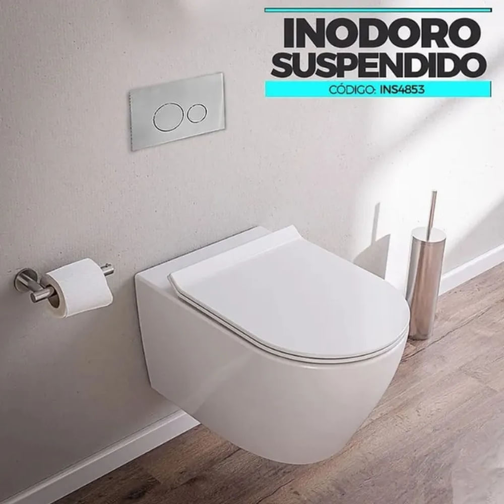 Inodoro suspendido blanco INS4853