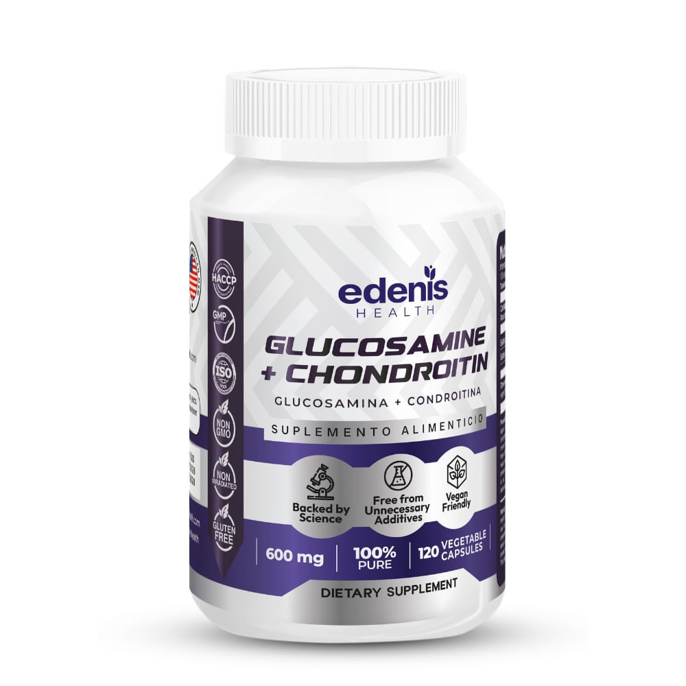 Glucosamina Condroitina Edenis Health 120 Cápsulas
