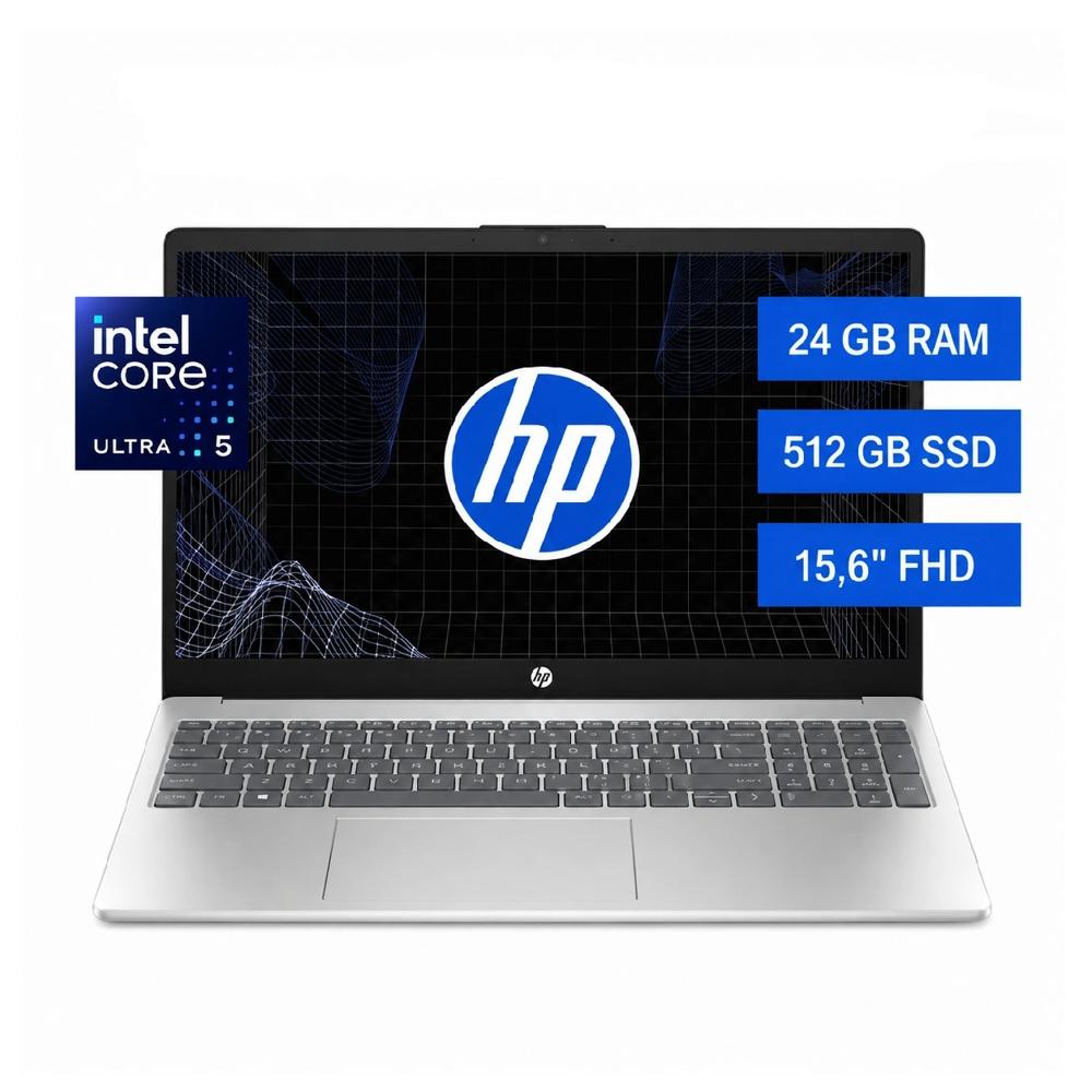 Laptop HP 15-FD2353LA 15.6 FHD Intel Core Ultra 5 225U 24GB 512GB SSD Windows 11 Español Silver