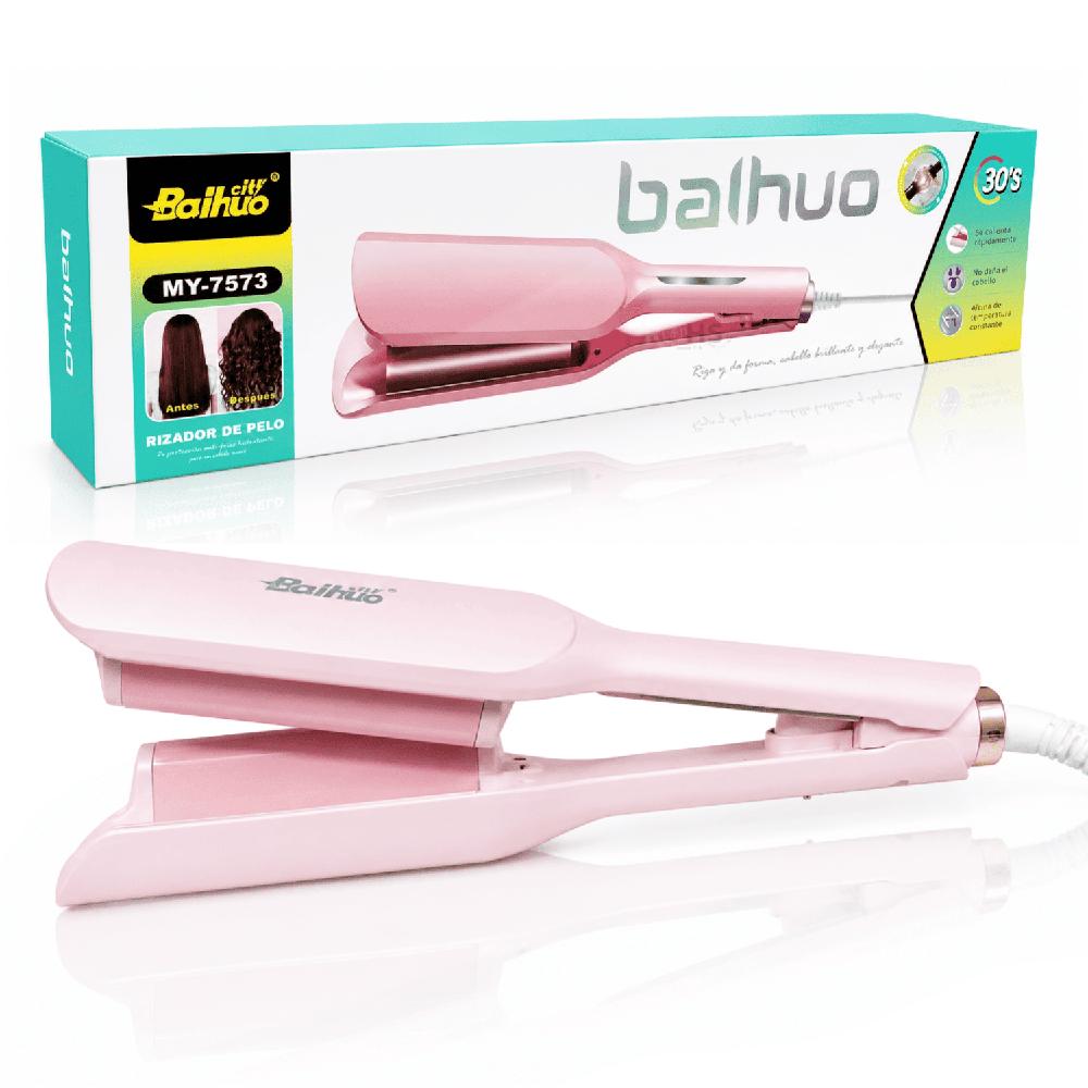 Ondulador De Cabello Baihuo MY-7573 2 En 1 Para Ondas Naturales Con Calentamiento Rápido