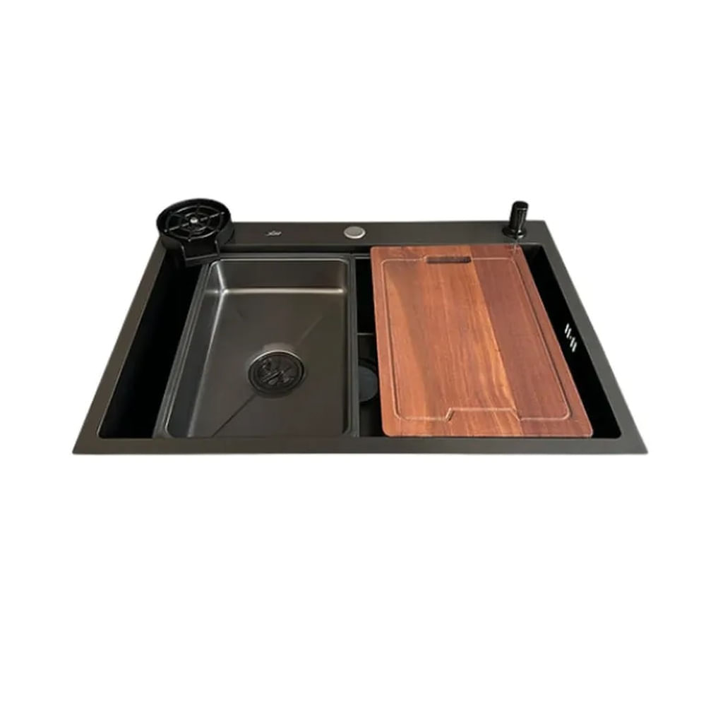 Lavadero de Cocina Negro XM US30401E-7050 Negro