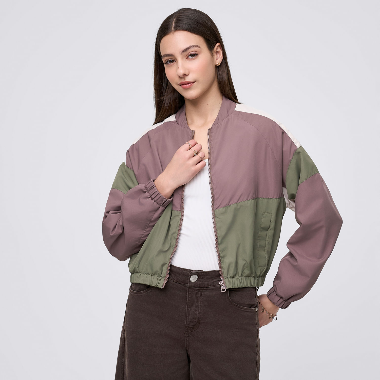 Casaca Mujer Sport Amc Marrón M
