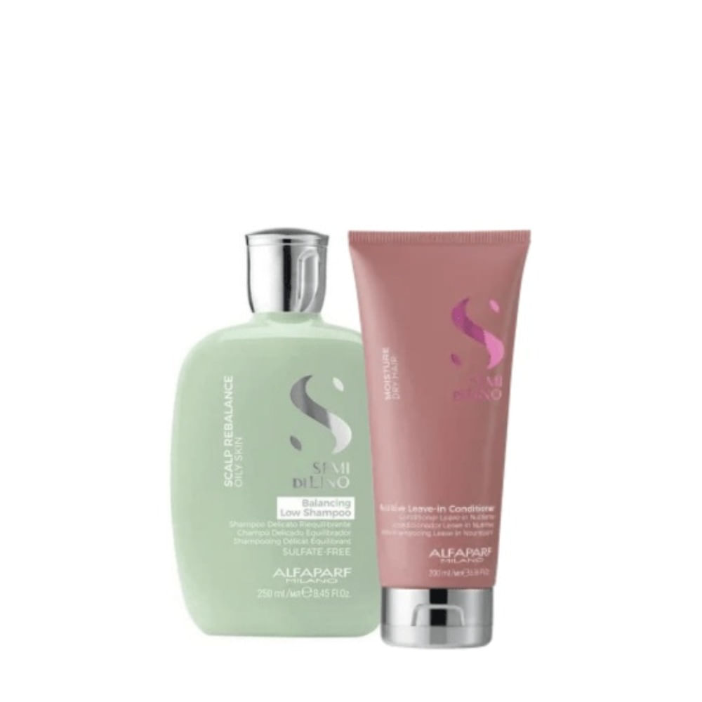 Alfaparf Semi di Lino Balancing Pack Control Grasa Cabello Graso Shampoo 250 ml + Leave In 200 ml Alfaparf Balancing Shampoo Control Grasa Cabello Graso 250 ml + Leave In 200 ml