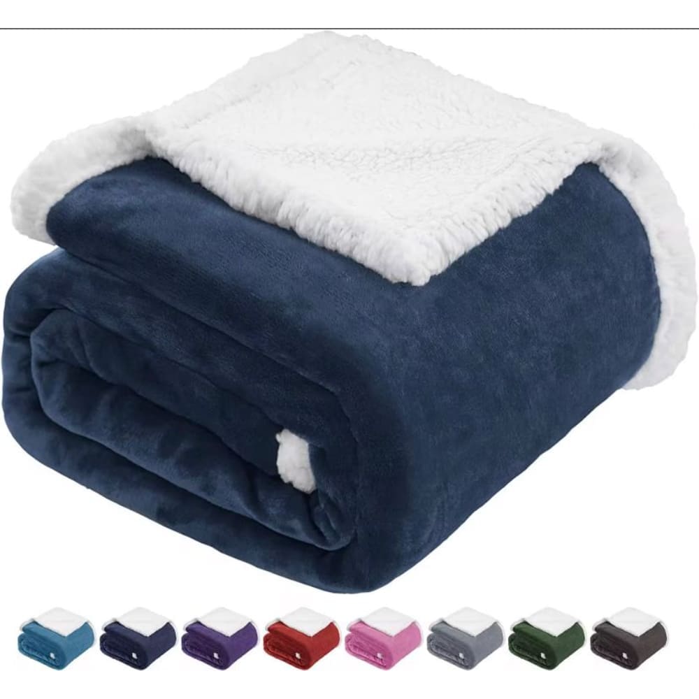 Manta Frazada Polar de Piel 2.3x2m Extra Suave Cómoda Dormitorio Hogar 260345