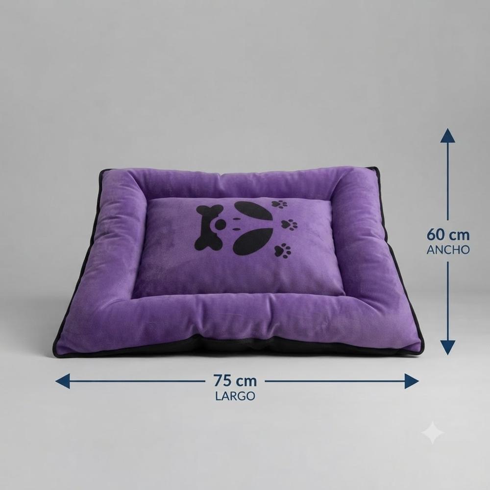 COLCHONETA DE NAPA PARA PERROS Y GATOS TALLA 2 - LILA