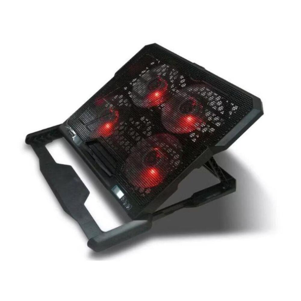 COOLER PARA LAPTOP CON PANEL DE CONTROL DE VELOCIDAD CYBERCOOL HA-K4