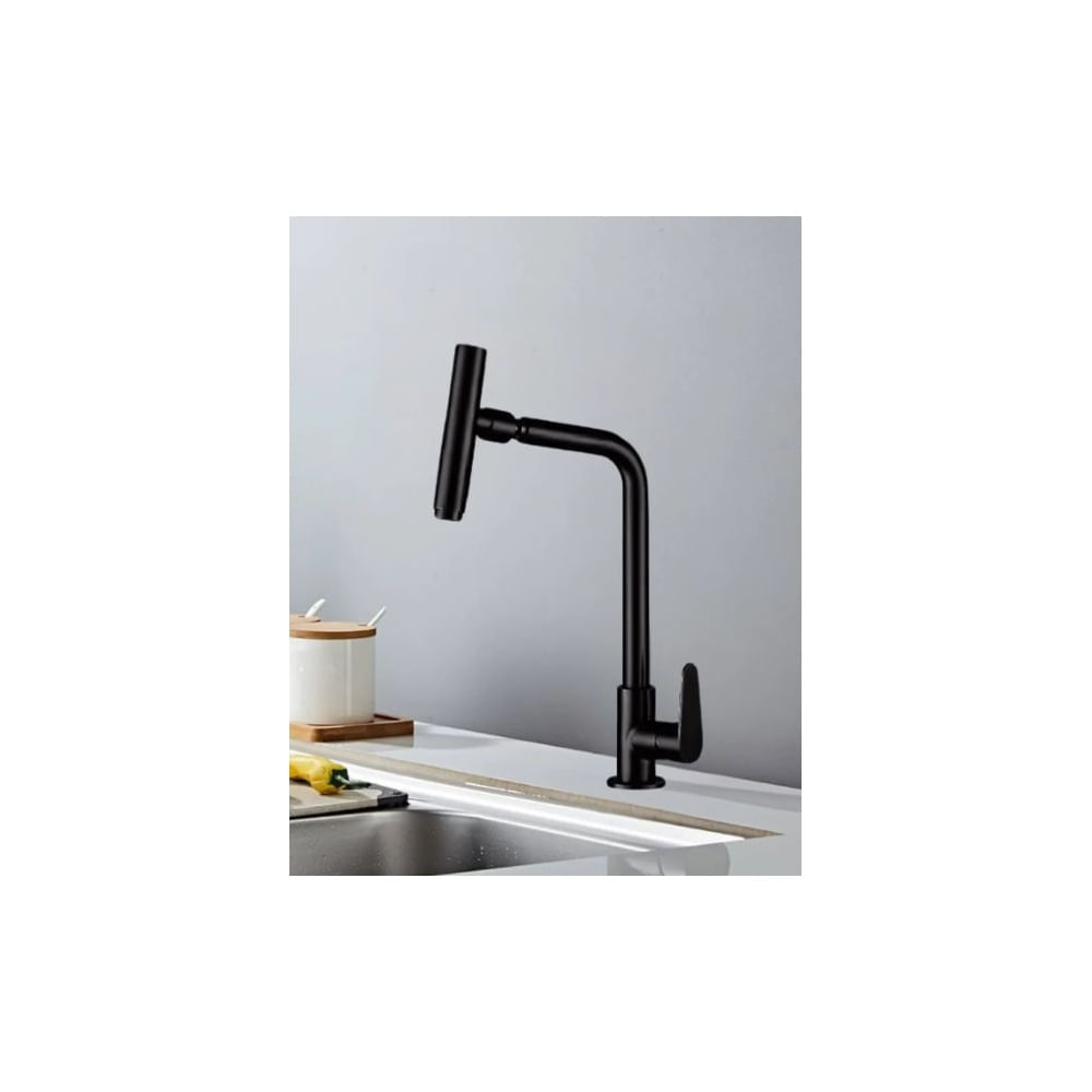 LLAVE DE COCINA AL MUEBLE NEGRO LC304-107001 Negro
