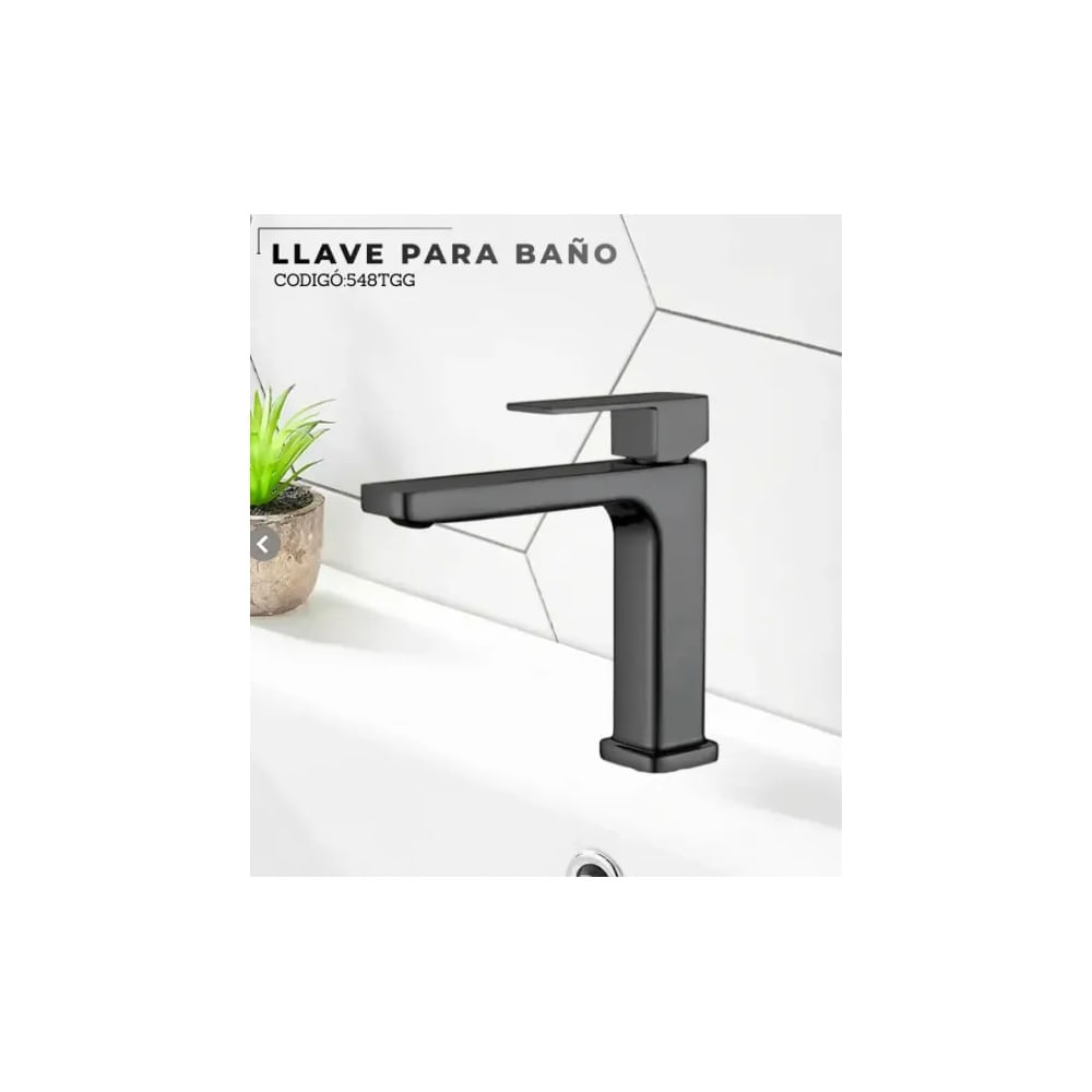 LLAVE PARA LAVATORIO MEDIANO ACERADO KOBE