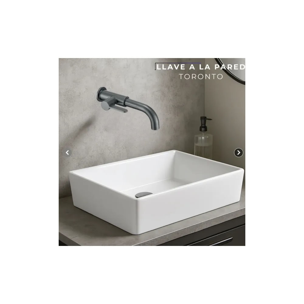 LLAVE A LA PARED TORONTO GRIS GREY Dorado