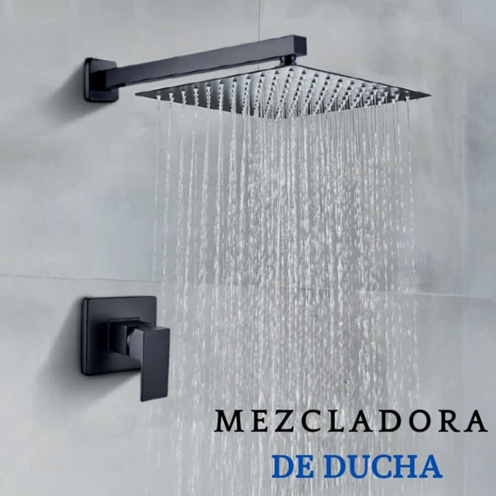 Mezcladora Monocomando Empotrable para Ducha Negra Sands - 0030050493 Negro