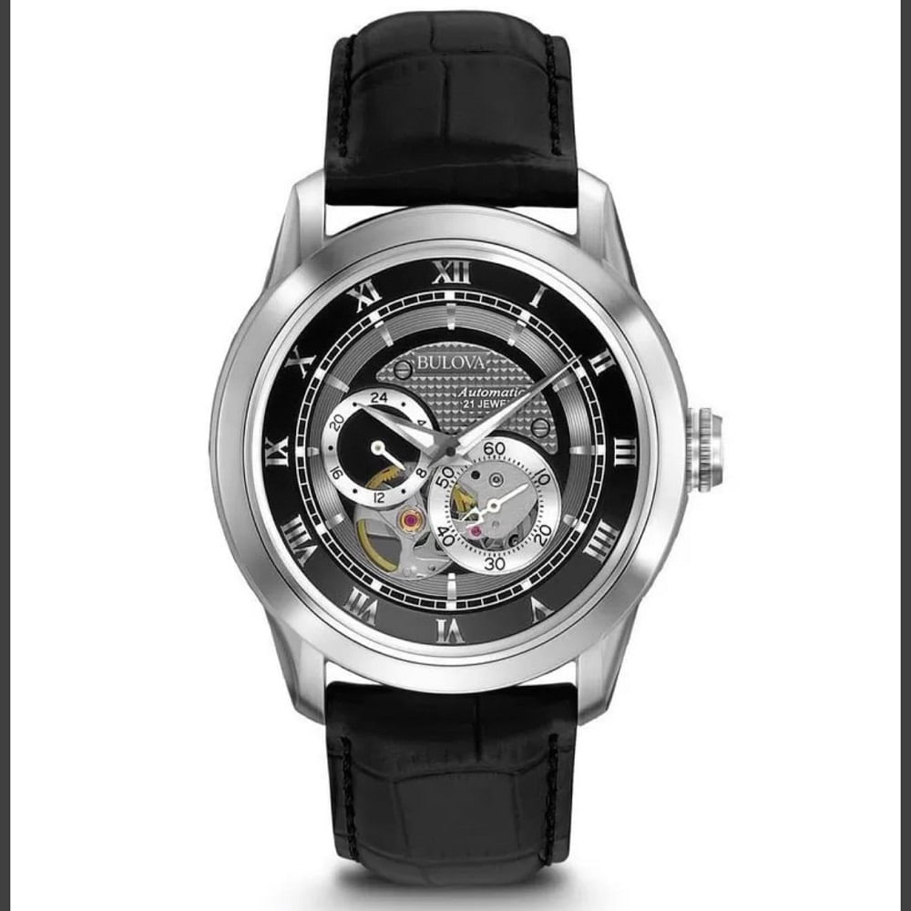 RELOJ BULOVA SUTTON CLASSIC AUTOMATICO NEGRO