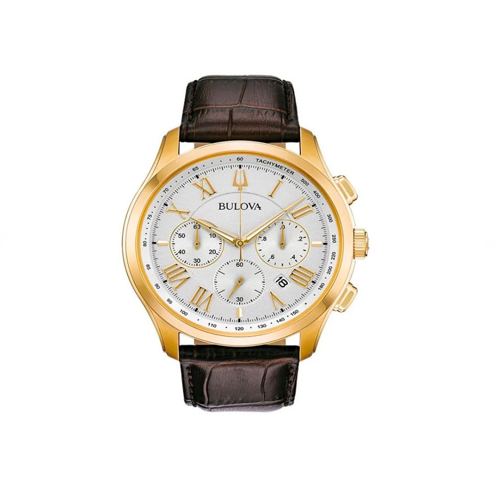 RELOJ BULOVA WILTON CRONOGRAFO DORADO