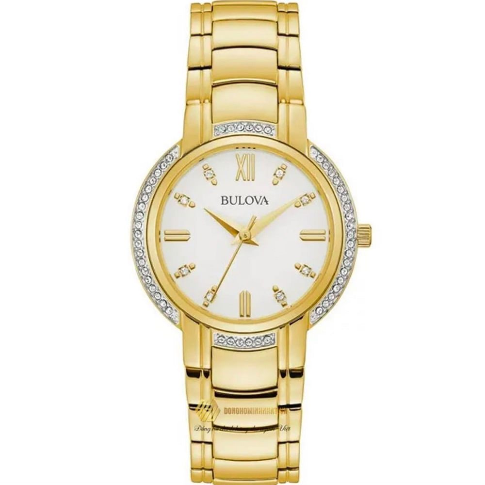 RELOJ BULOVA CRYSTALS DORADO DAMA 98L280
