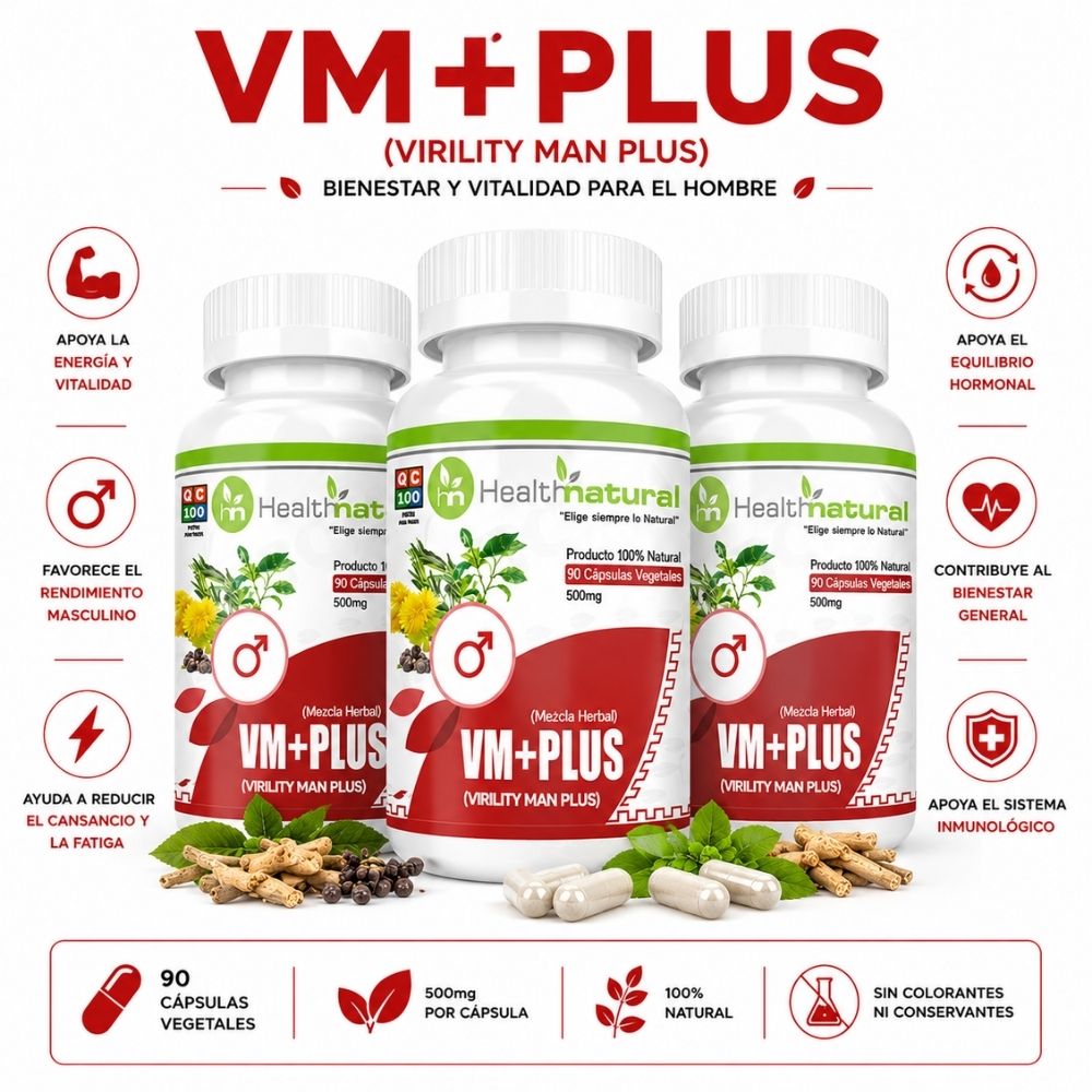 PACK 3 VM VIRILITY MAN PLUS 1500MG