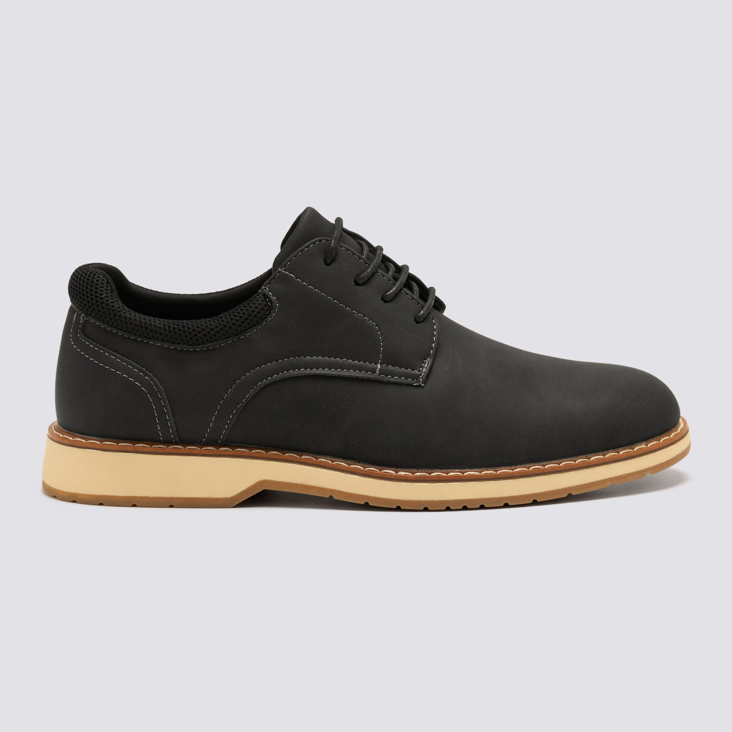 Zapatos De Vestir Hombre Negro Madison Borde 42