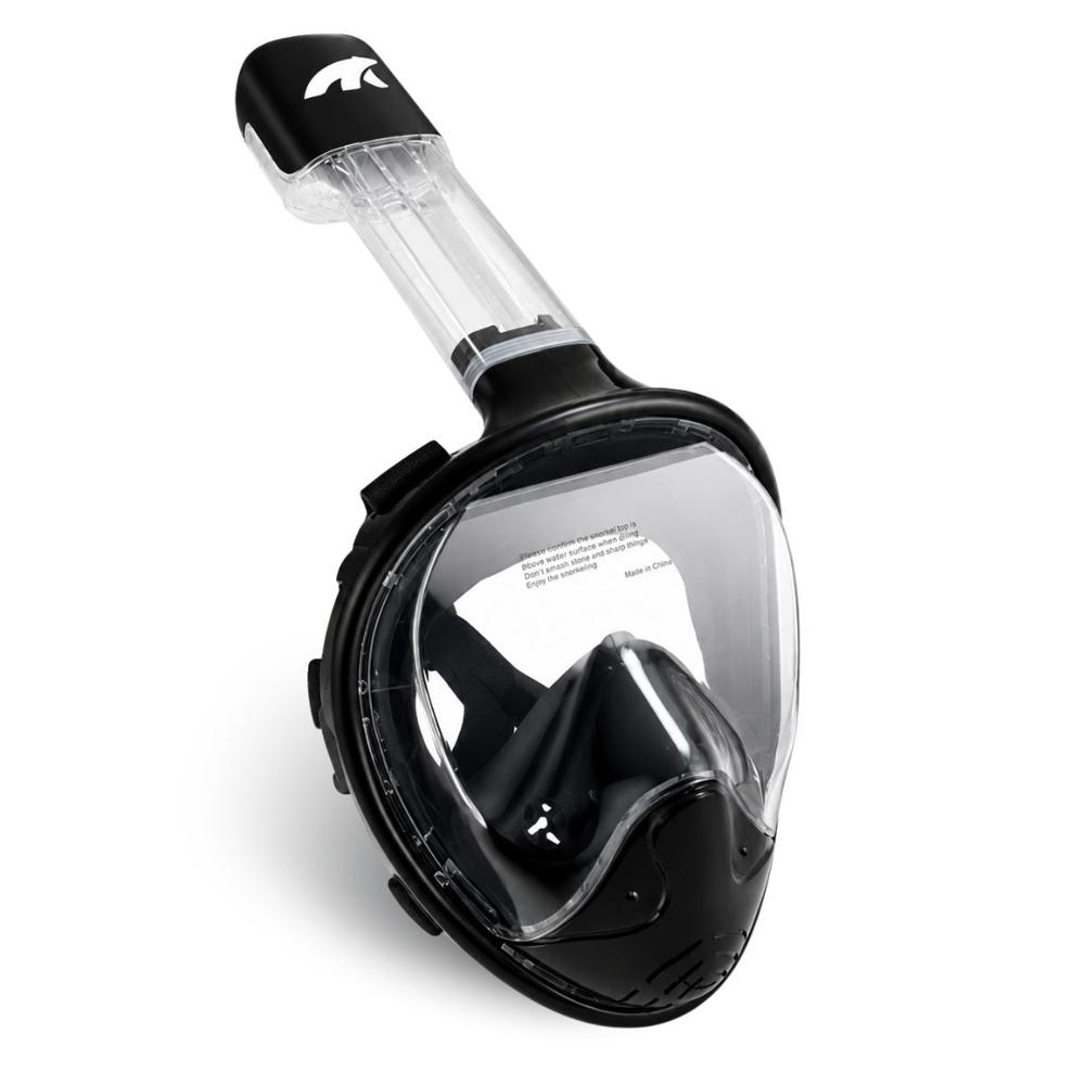 Máscara Snorkel Full Face Polarium Negro