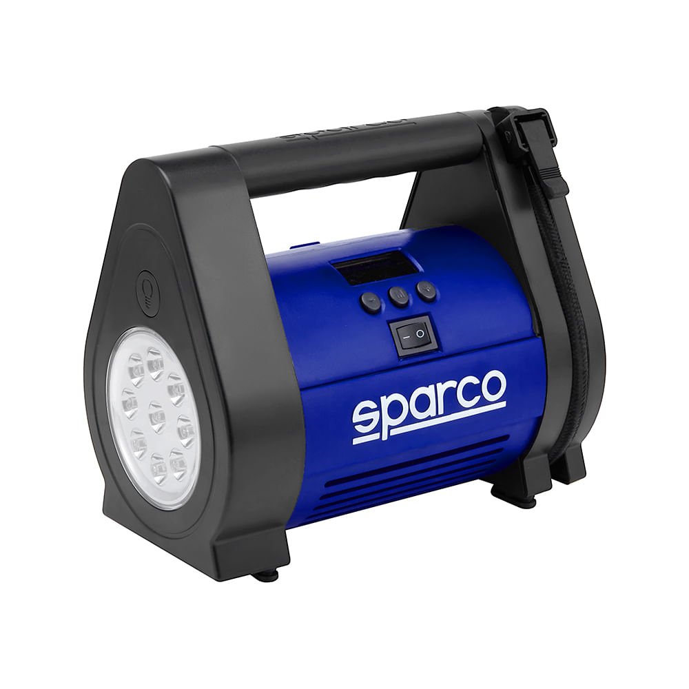 Compresor Aire Sparco 12v Medidor Digital Neumáticos Spt160