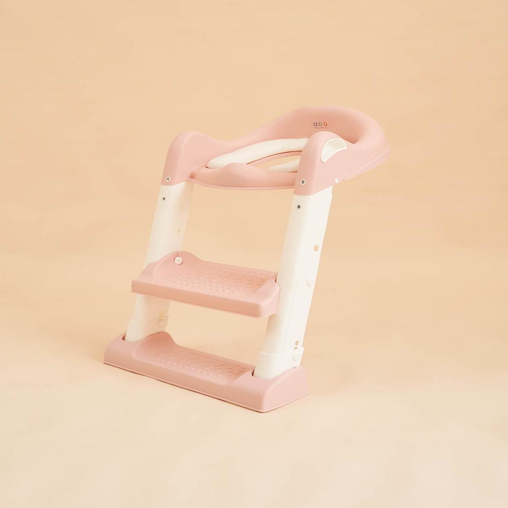Asiento Inodoro Bacín Potty Training Ladder Rosado