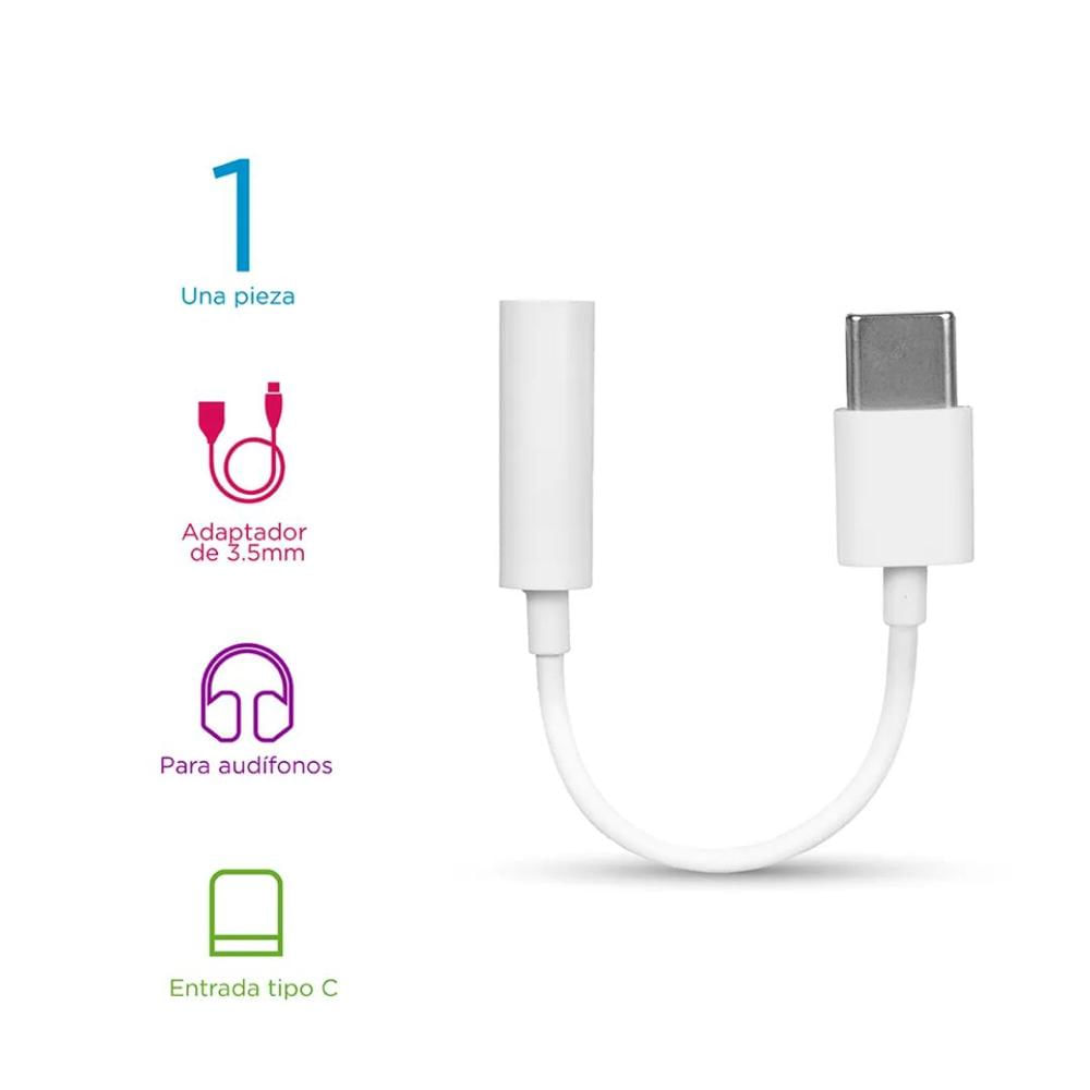 Cable Adaptador De Audífono A Tipo C Reforzado