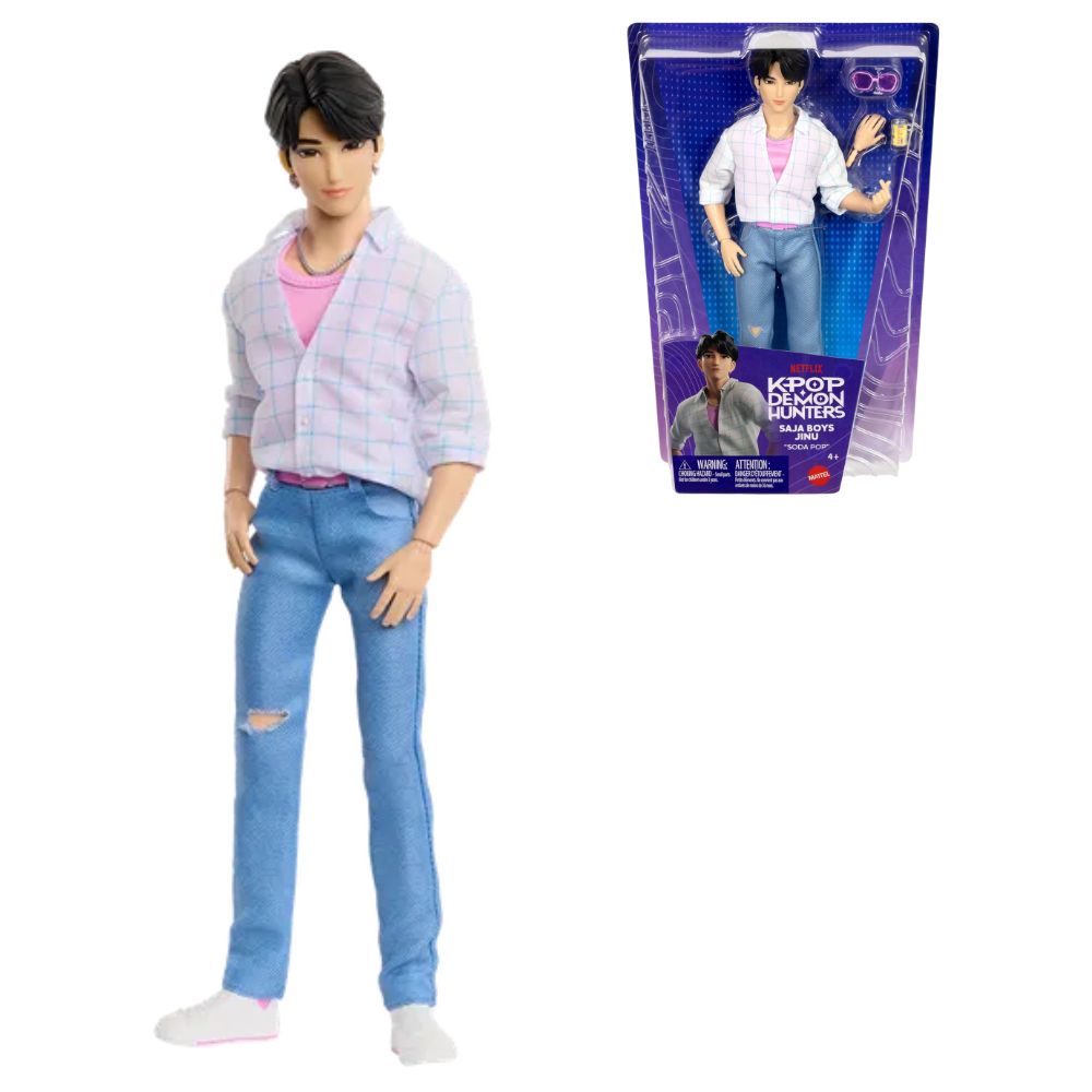 Muñeco Jinu Saja Boys Guerreras Kpop Demon Hunters Mattel 78587082710024
