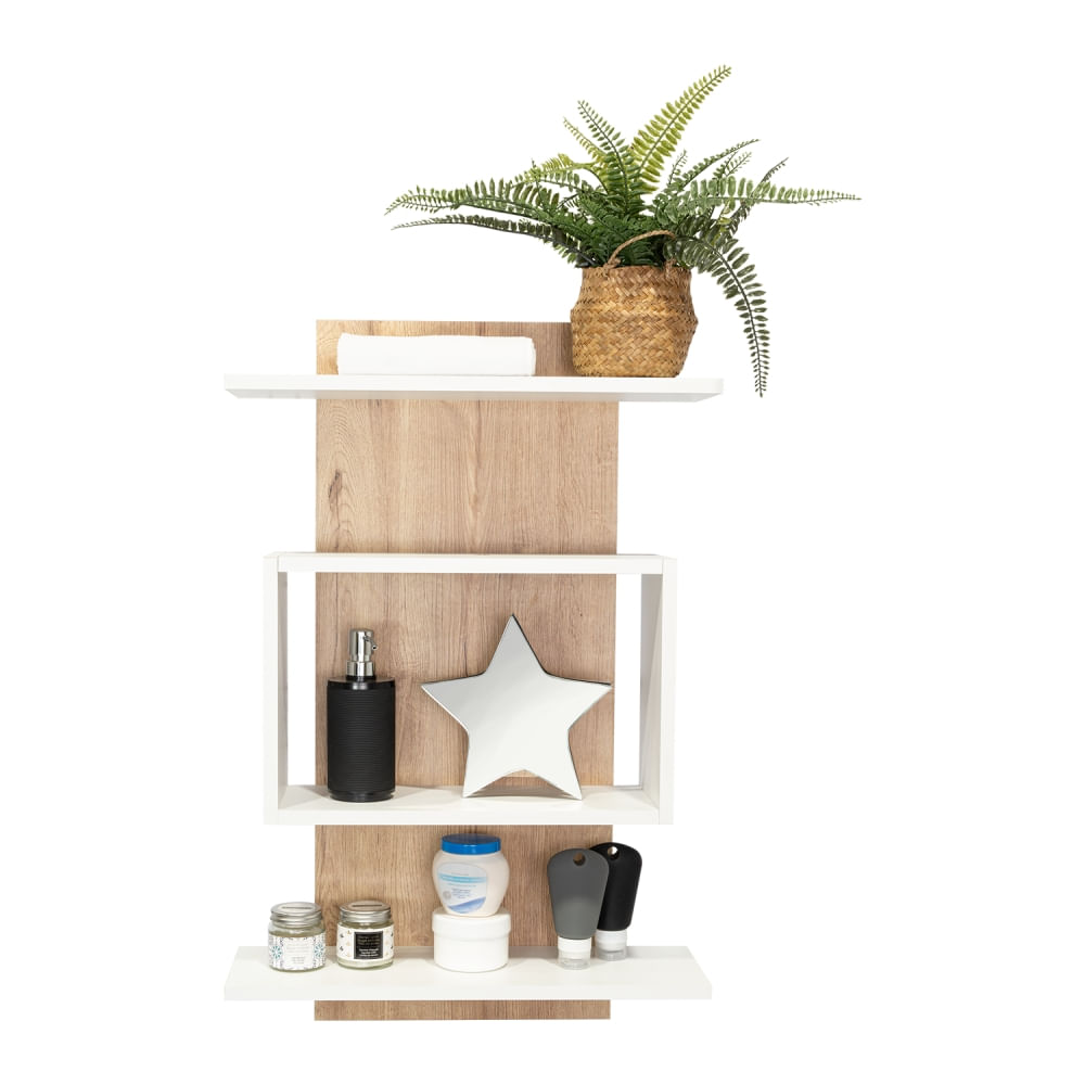 Repisa Organizadora Baño Massana -Duna/Blanco