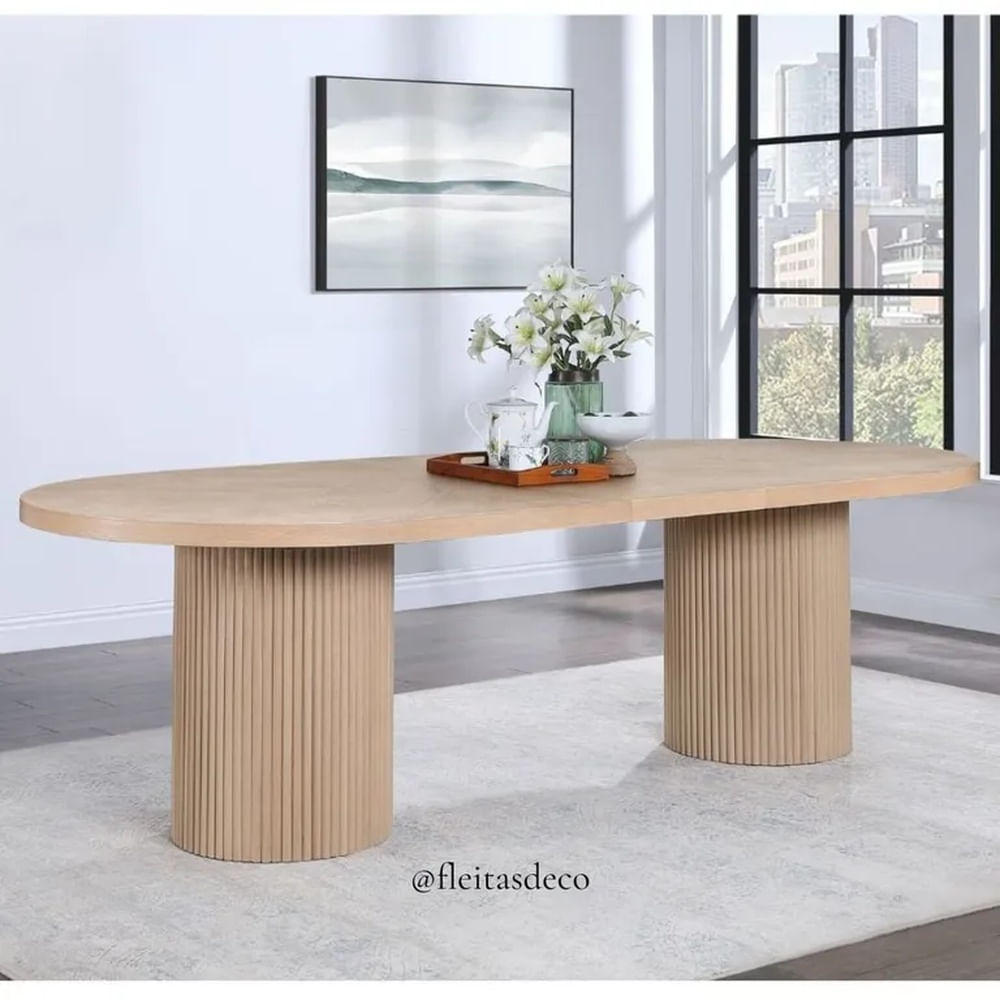 MESA COMEDOR BELINDA Marrón