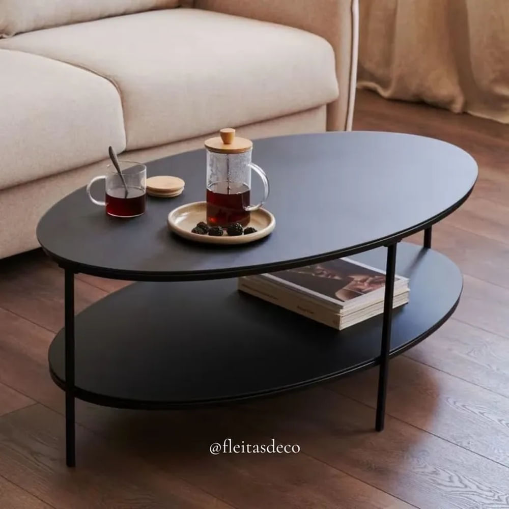 MESA DE CENTRO CLOUD Negro