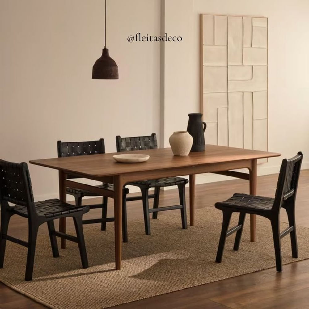 MESA DE COMEDOR KHALU Marrón