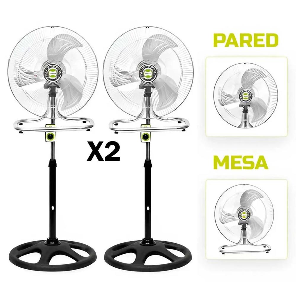 Ventilador Pedestal 3 en 1 200 W BK-8219VI x2 UNIDADES