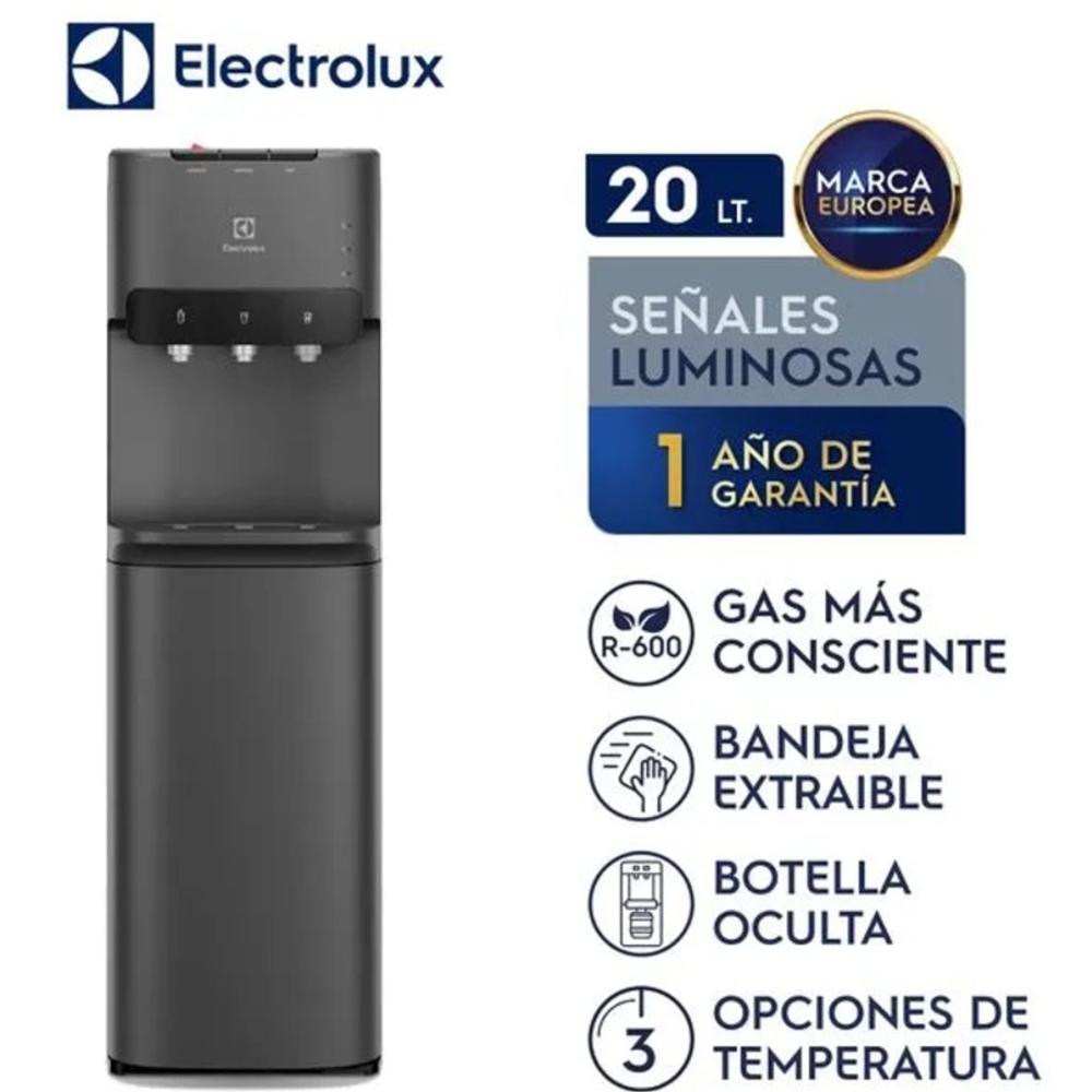 Dispensador de Agua Electrolux ED30SRBL con Tres Salidas de Agua y Botellón Oculto