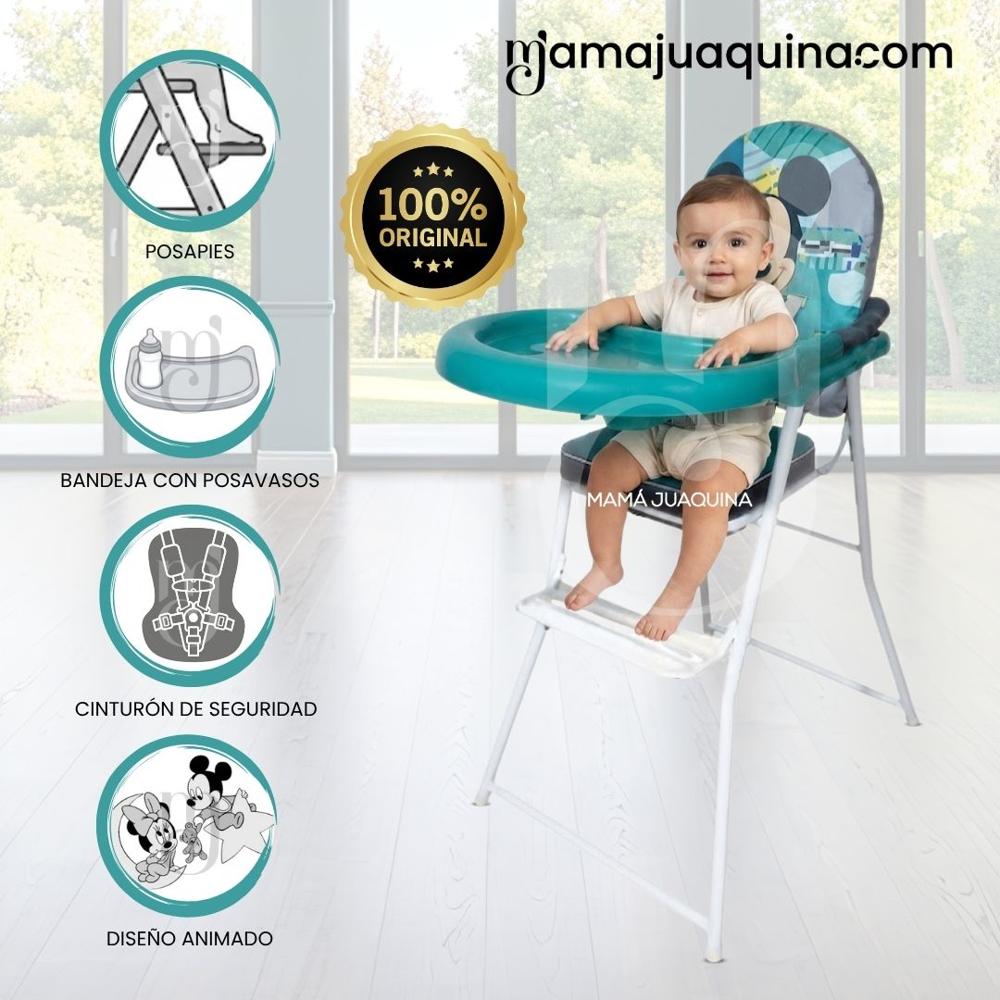 Silla de Comer Plegable MEESKA con DIseño Ratón Green