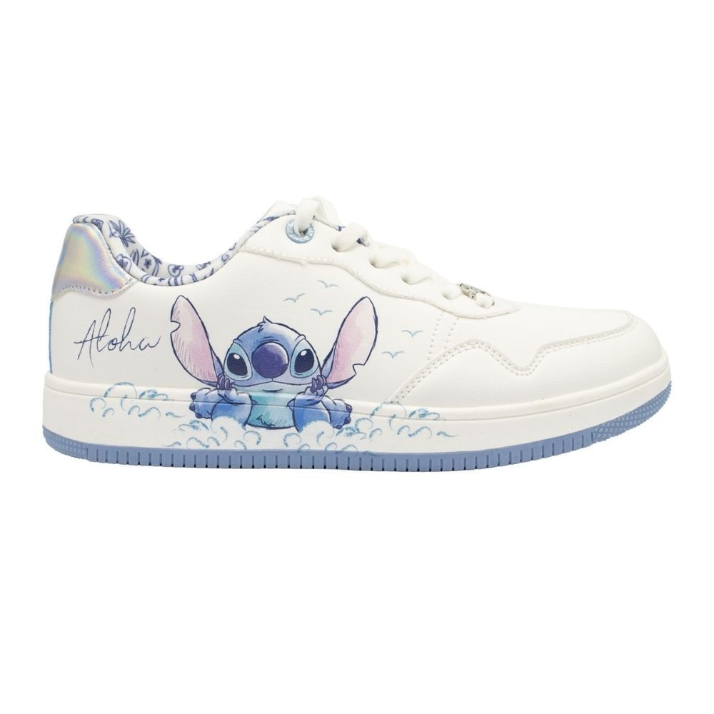 Zapatilla Mujer Casual Stitch Blanco Azul 35