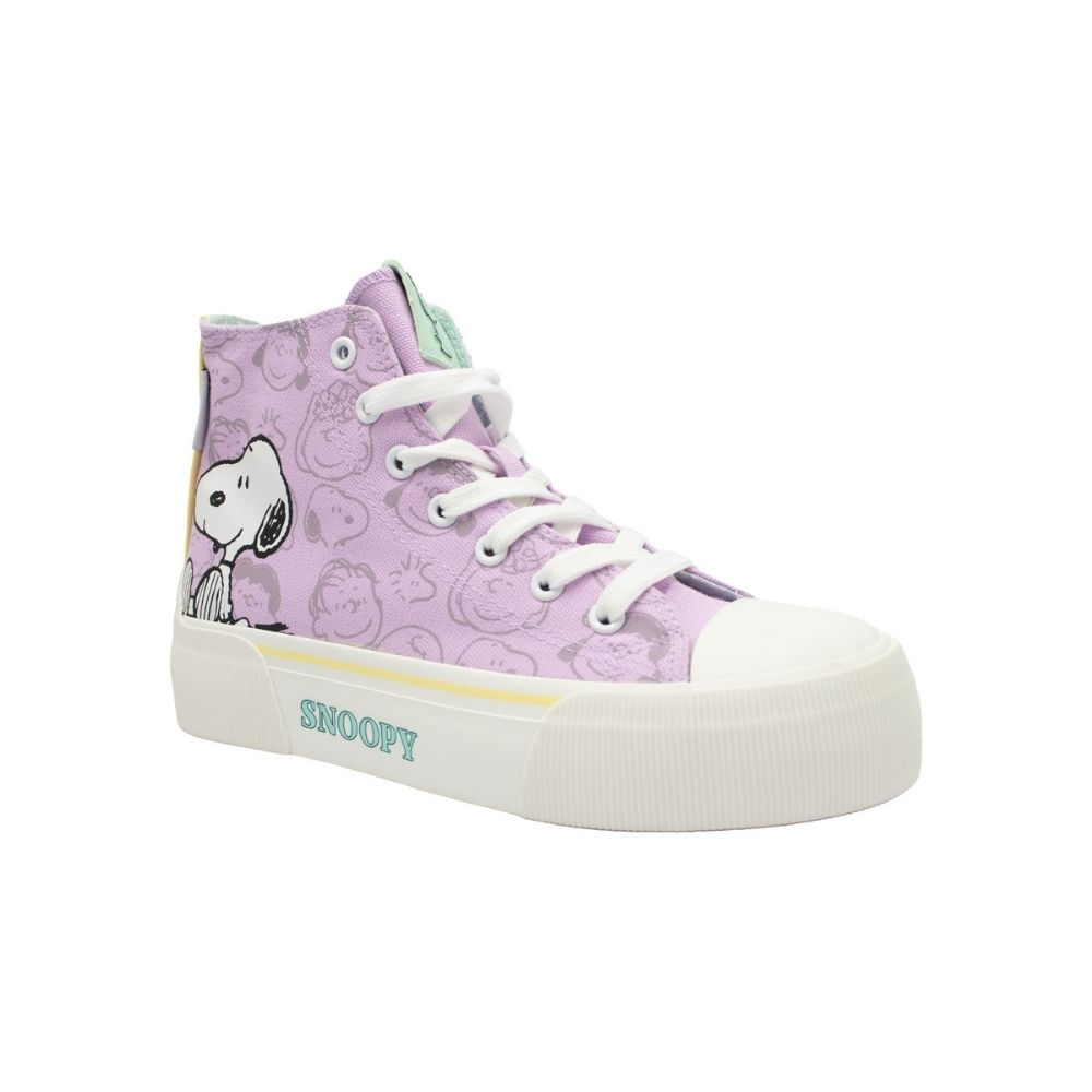Zapatillas Mujer Urbanas Botin Snoopy Lila 38