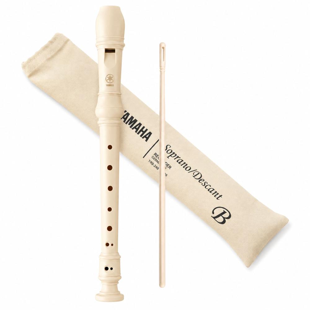 Flauta Dulce Soprano Escolar Yamaha YRS-24B Digitación Barroca ABS