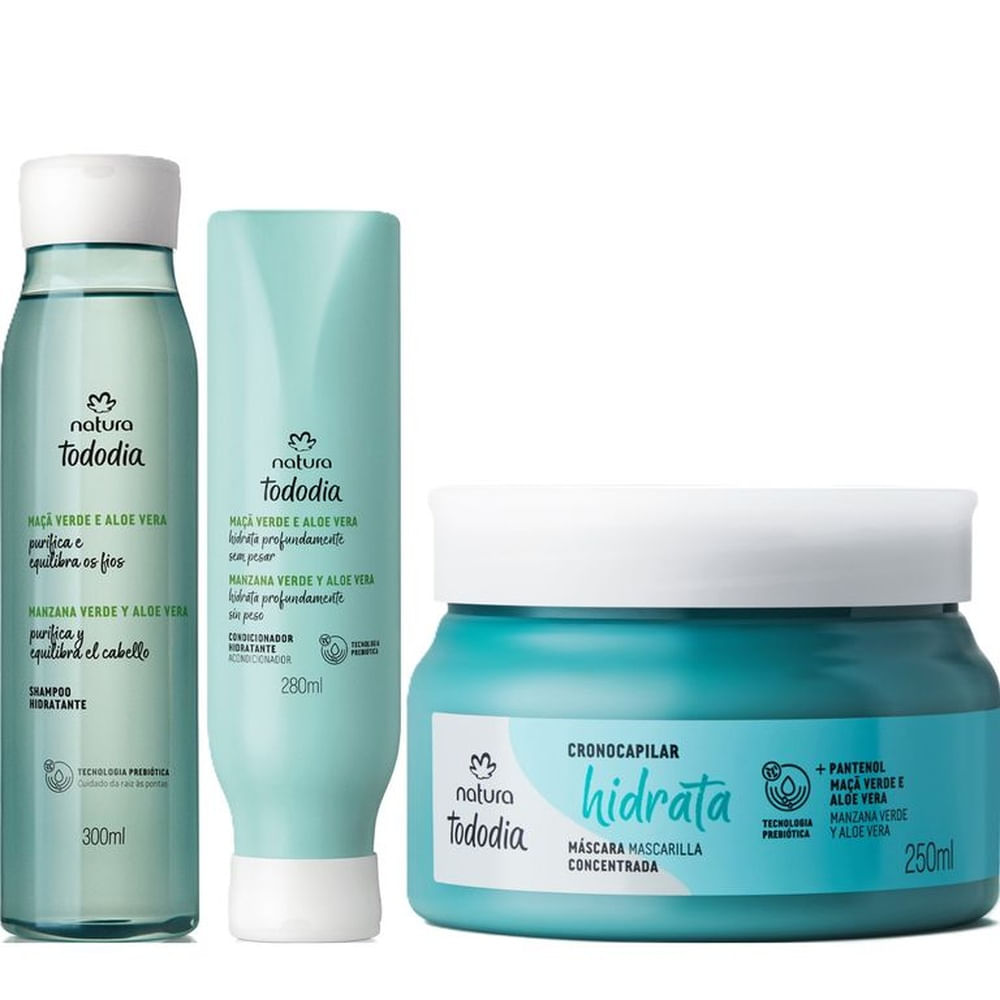 Pack x3 Tododia manzana verde y aloe vera de Natura