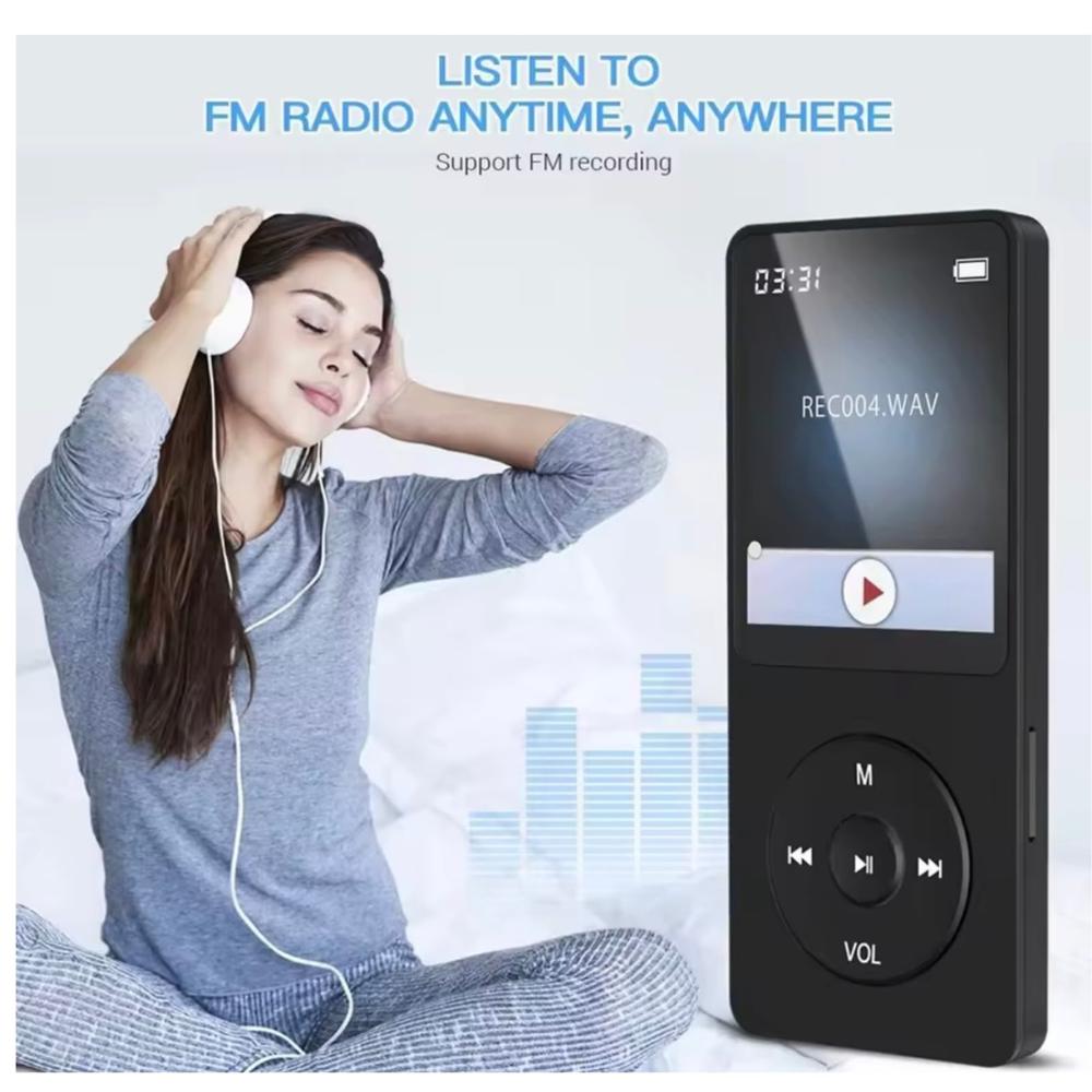 REPRODUCTOR MP 32 GB BLUETOOTH NEGRO FM M1