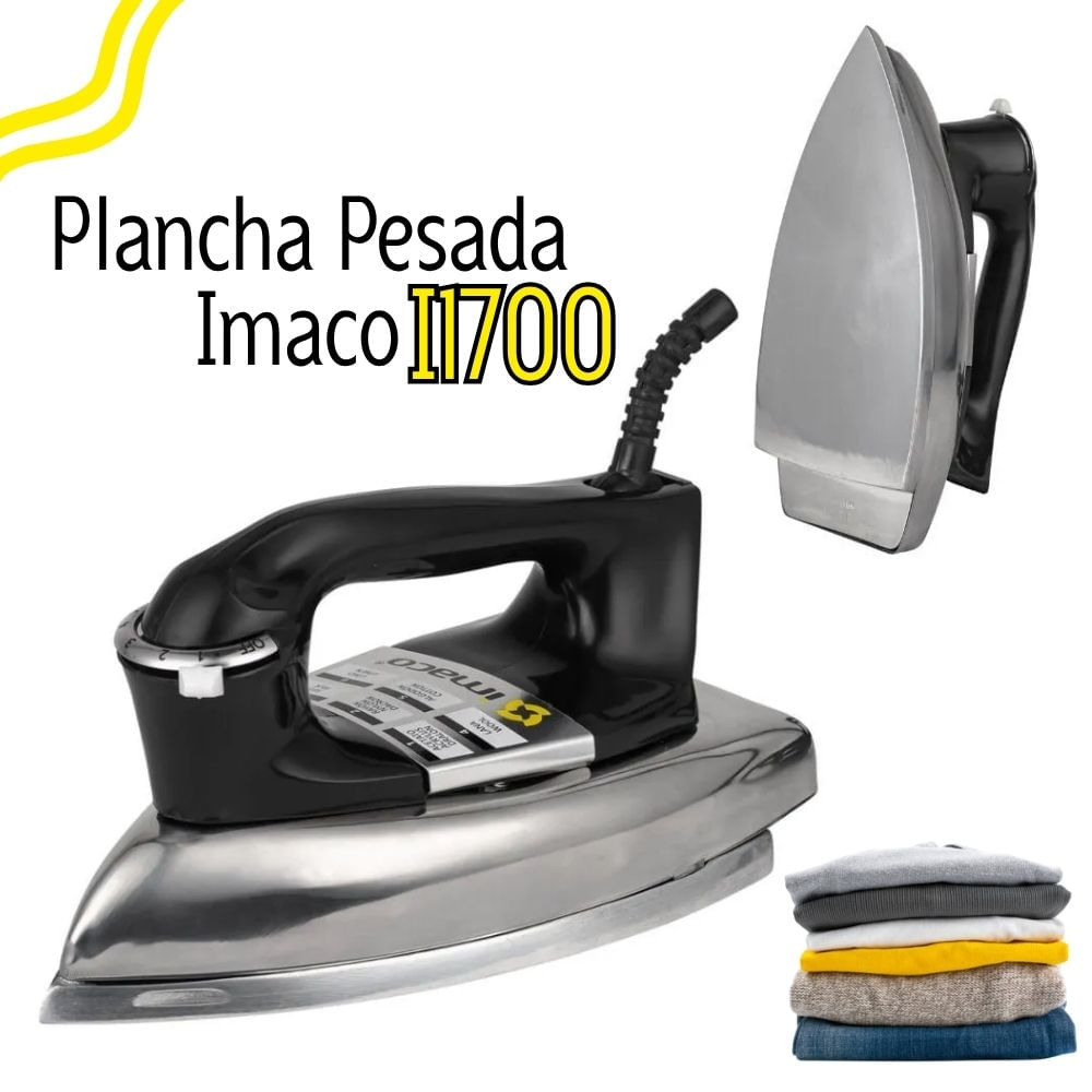 Plancha Imaco Pesada Base. Metal Acero - I1700