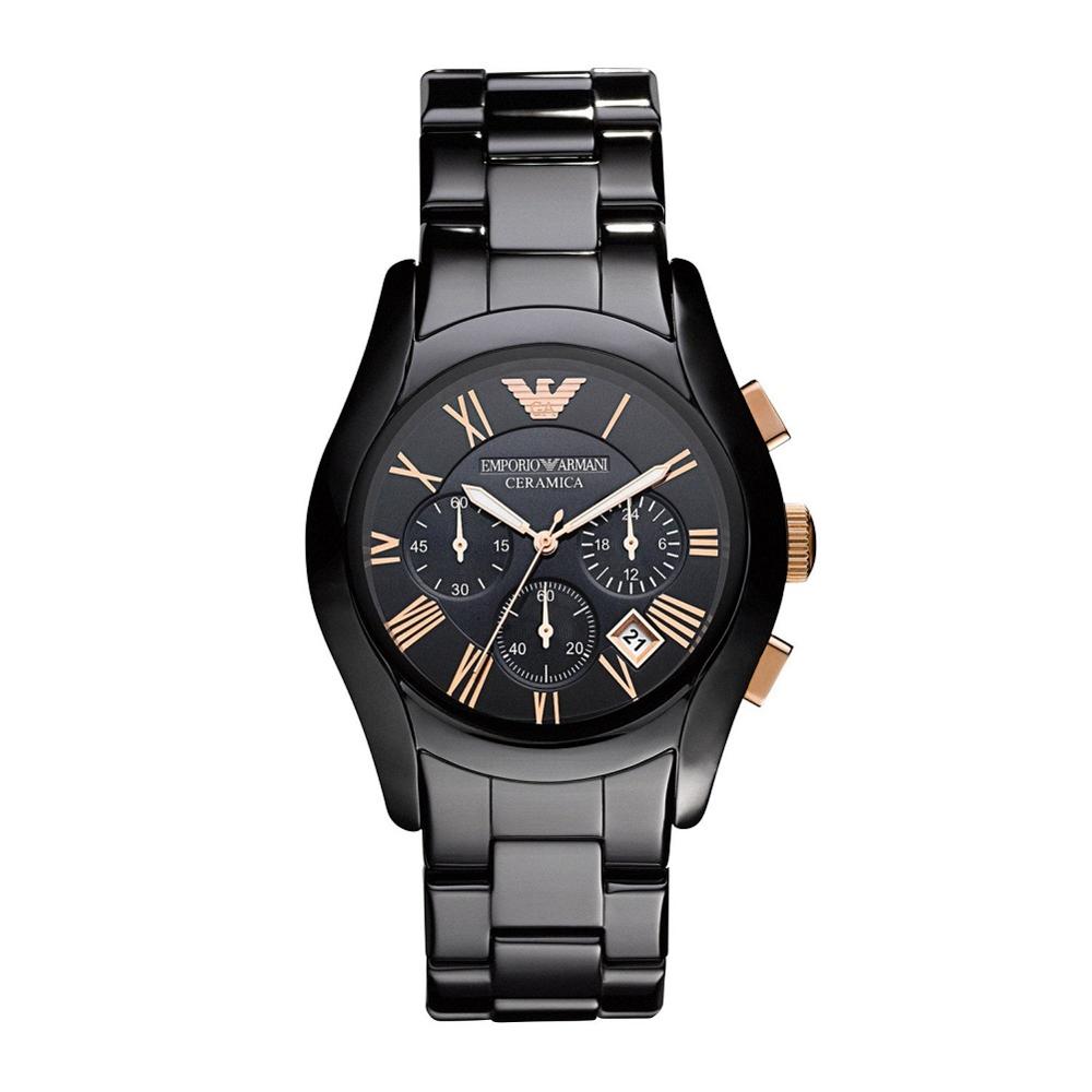 Reloj Emporio Armani Cerámica Ar1410 Black para Caballero