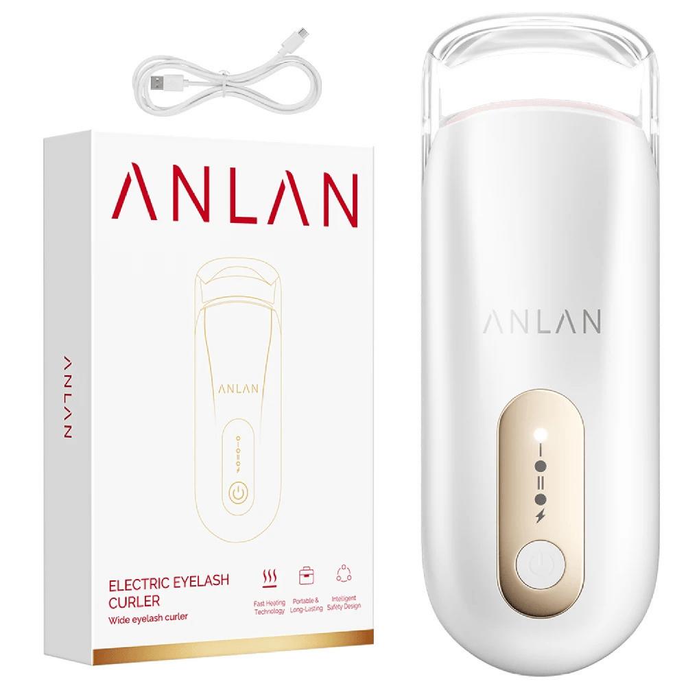 Rizador Pestañas ANLAN Larga Duración Eléctrico Rizado Caliente Carga USB