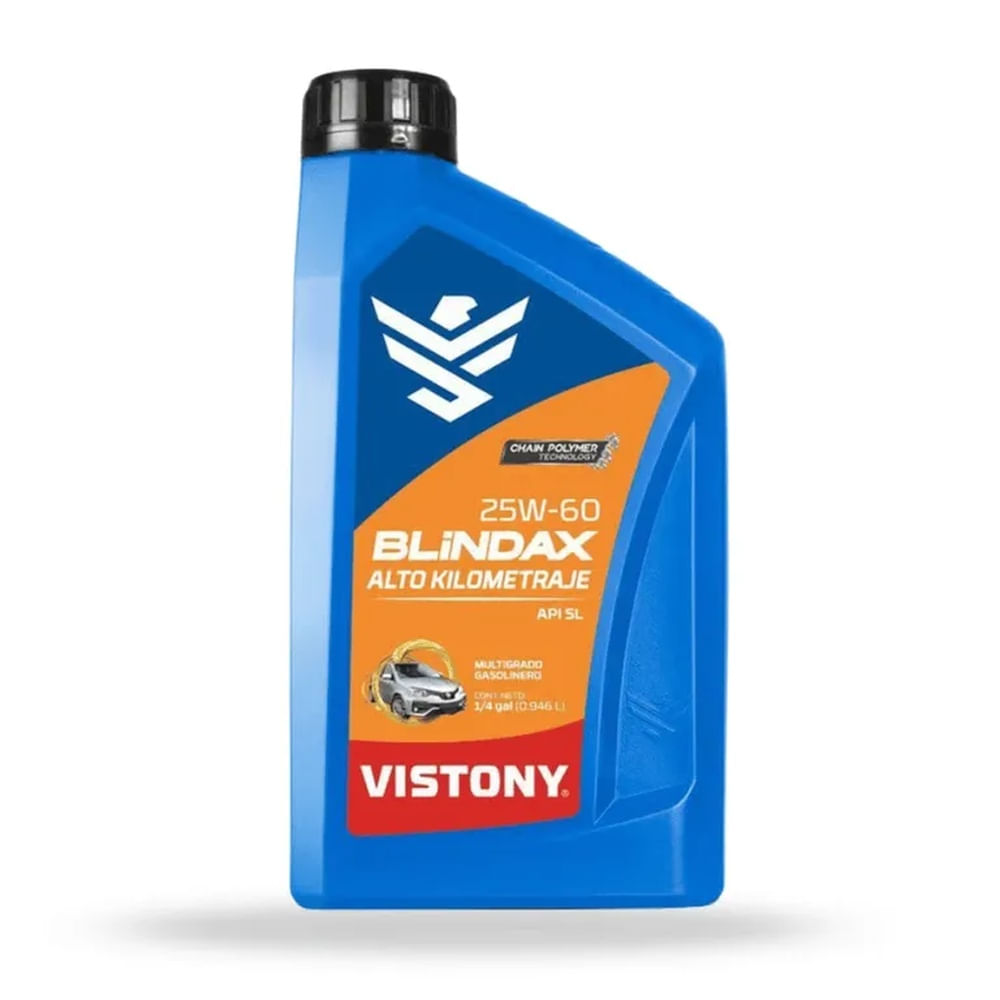 ACEITE VISTONY BLINDAX ALTOKILOMETRAJE 25W60 - 1 LITRO