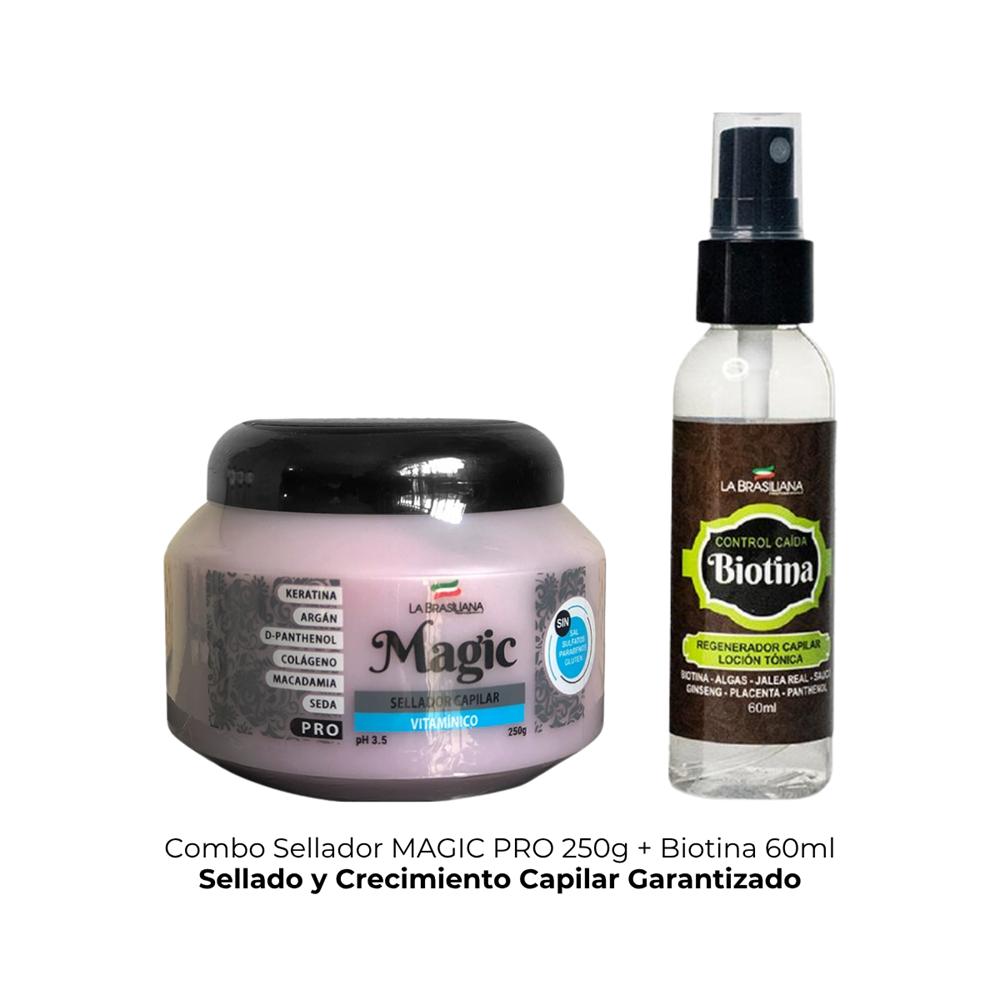 Combo Sellador MAGIC PRO 250g con Biotina 60ml