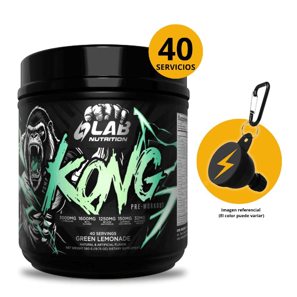 Preentreno Kong Green Lemonade 40 servicios- portasuplementos