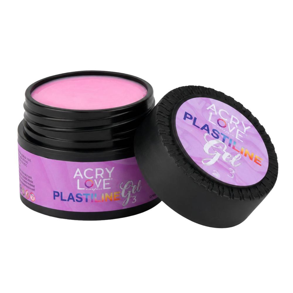 Gel Plastiline Diseños 3D En Uñas Tono 02 Rosa Neón Acry Love